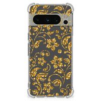 Google Pixel 8 Pro Case Gouden Bloemen - thumbnail