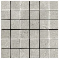 Mozaïektegel Serenissima Evoca 1064980 VLMoz.300X300 Cenere 10mm Mat Ret.R10 F:050X050