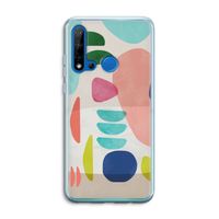 Bold Rounded Shapes: Huawei P20 Lite (2019) Transparant Hoesje