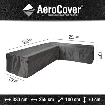 Loungesethoes hoekset rechts 330x255x100xH70 cm - Aerocover