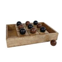 Spel "Tic Tac Toe" hout 30x20x4,25cm