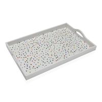 Dienblad Versa Dotty Hout MDF 30 x 5 x 45 cm