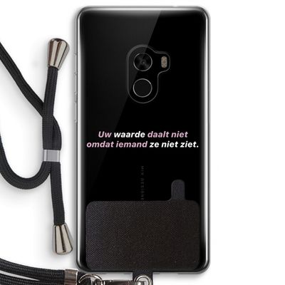 uw waarde daalt niet: Xiaomi Mi Mix 2 Transparant Hoesje met koord