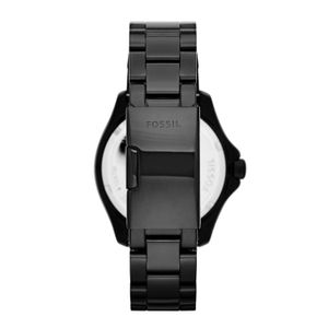 Horlogeband Fossil AM4522 Staal Zwart 20mm