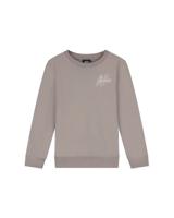 Malelions winter sweater jongens - bruin/wit - signature, gestreept
