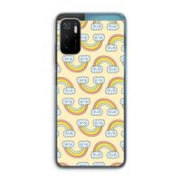 Regenboog: Xiaomi Poco M3 Pro 5G Transparant Hoesje