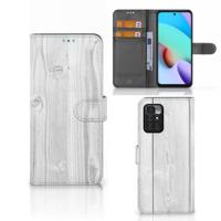 Xiaomi Redmi 10 | Book Style Case | White Wood