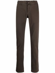 Jacob Cohën pantalon à coupe droite - Marron