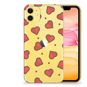 Apple iPhone 11 TPU bumper Hearts