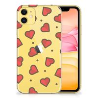 Apple iPhone 11 TPU bumper Hearts