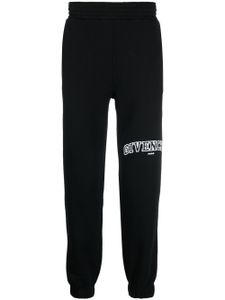 Givenchy pantalon de jogging fuselé à logo brodé - Noir