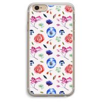 Bloemetjes: iPhone 6 Plus / 6S Plus Transparant Hoesje