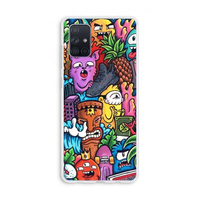 Vexx Mixtape: Galaxy A71 Transparant Hoesje
