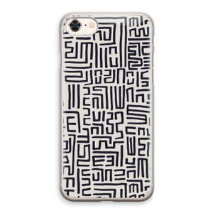 Moroccan Print: iPhone 8 Transparant Hoesje