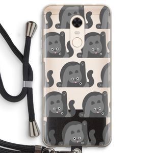 Cats: Xiaomi Redmi 5 Transparant Hoesje met koord
