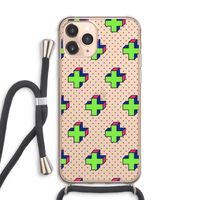 8-bit N°10: iPhone 11 Pro Max Transparant Hoesje met koord