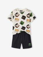 Minecraft pyjama babyset voor jongens antraciet