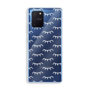 Wimpers: Samsung Galaxy Note 10 Lite Transparant Hoesje