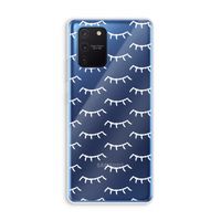 Wimpers: Samsung Galaxy Note 10 Lite Transparant Hoesje