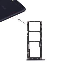 2 SIM-kaarthouder + Micro SD Card lade voor Asus Zenfone 4 Max ZC554KL (blauw)