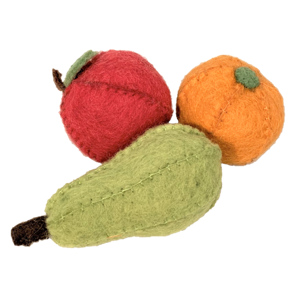 Papoose Toys Papoose Toys Fruit Apple, Pear, Orange