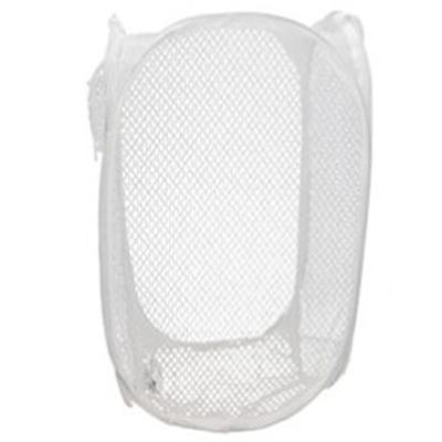 Wasmand flexibel/opvouwbaar - wit - kunststof - 30 x 30 x 50 cm - 55 liter