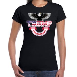 T-shirt Trump dames - American eagle - fout/grappig voor carnaval