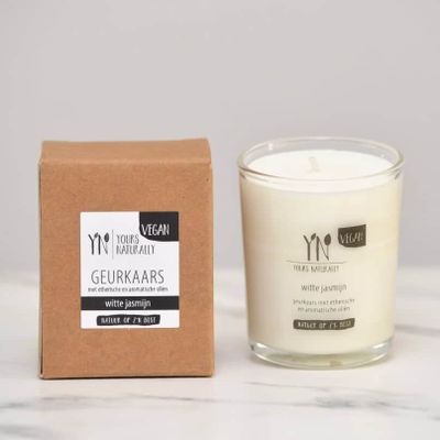 Yours Naturally Geurkaars Votief &apos;Witte Jasmijn&apos; - 90 ml
