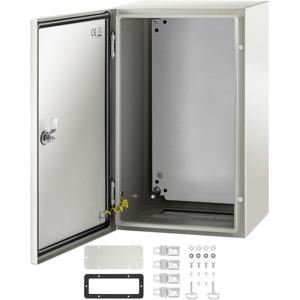 VEVOR schakelkast koolstofstaal verdeelkast industriële behuizing 50x30x25cm schakelkast IP66 & NEMA waterdichte aansluitdoos powerbox ideaal voor fabrieken bouwplaatsen winkelcentra etc.