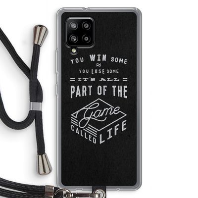 Life: Samsung Galaxy A42 5G Transparant Hoesje met koord