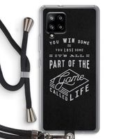 Life: Samsung Galaxy A42 5G Transparant Hoesje met koord