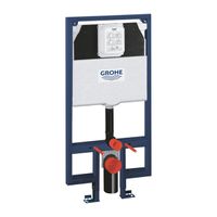 GROHE Rapid SL WC element voor voorwand of systeemwandmontage incl. wandbevestiging 113cm voor smalle kleine ruimtes inbouwdiepte 95mm 38994000