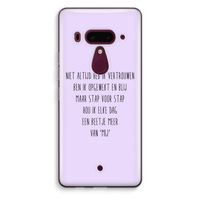 Zelfvertrouwen: HTC U12+ Transparant Hoesje