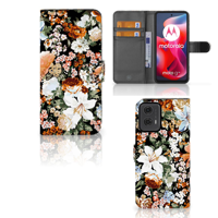 Hoesje voor Motorola Moto G24 | G04 | G24 Power Dark Flowers - thumbnail