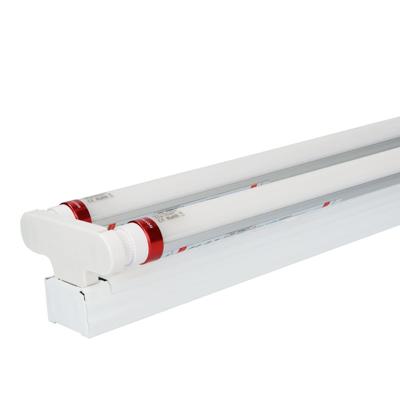 LED TL armatuur 120cm dubbel - T8 (G13) - 36 Watt 6300 lumen (175lm/W) - 4000K neutraal wit (840) - Flikkervrij - IP20 Stofdicht