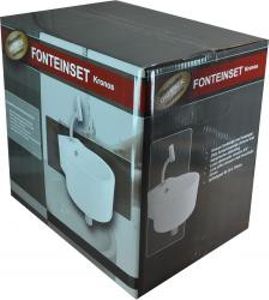 Wiesbaden one-pack Kronos fontein + Zeta kraan