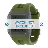Diesel horlogeband DZ1389 Silicoon Groen 20mm - thumbnail
