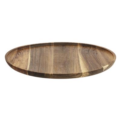 Secret de gourmet Serveerplank - acacia hout - D38 cm - rond - borrelplank
