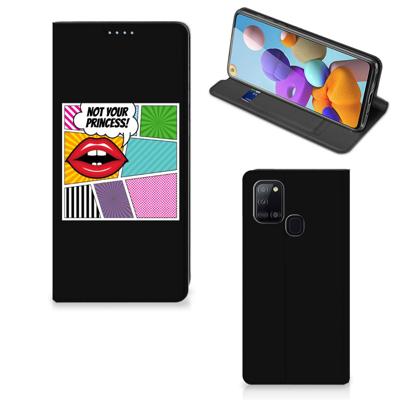 Samsung Galaxy A21s Hippe | Standcase | Popart Princess