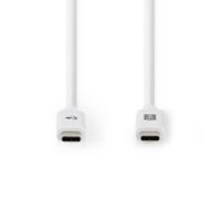 Nedis CCGW64750WT10 Usb 3.1-kabel (gen2) Usb-c™ Male - Usb-c™ Male 1,0 M Wit