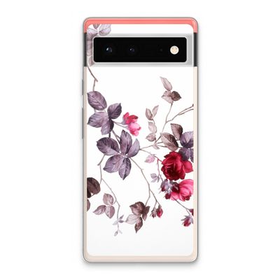 Mooie bloemen: Google Pixel 6 Transparant Hoesje