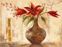 Kunstdruk Anna Field - Red Lilies 80x60cm