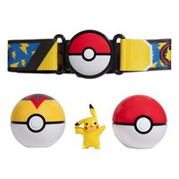Pokémon Clip'n'Go Poké Ball Belt Set Poké Ball, Level Ball & Pikachu - thumbnail