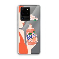 Peach please!: Samsung Galaxy S20 Ultra Transparant Hoesje