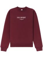 Sporty & Rich sweat Wimbledon à col rond - Rouge