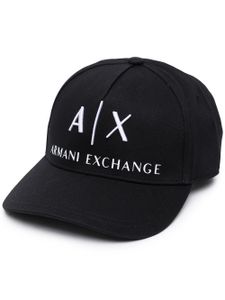 Armani Exchange casquette à logo - Noir