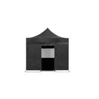Grizzly zijwand INGANG - GO-WORK - 3 m - zwart