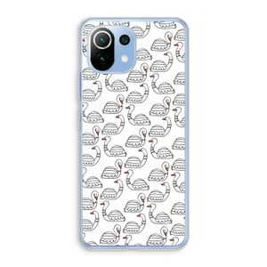 Zwanen: Xiaomi Mi 11 Lite Transparant Hoesje