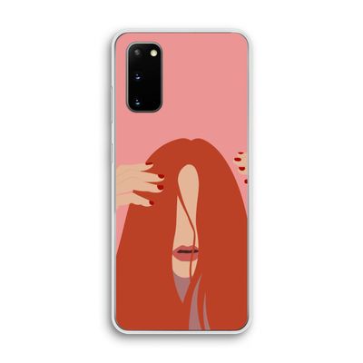 Woke up like this: Samsung Galaxy S20 Transparant Hoesje