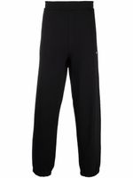 MSGM pantalon de jogging à logo imprimé - Noir